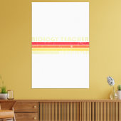 BIOLOGIE-TEACHER Funny Job Title Professional Birt Canvas Afdruk (Insitu (Woonkamer))