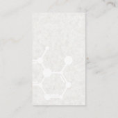 Biologie Tech | Molecuul | Wetenschap Startup Visitekaartje (Achterkant)