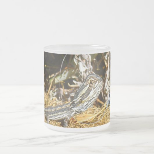 Biologie van een Baby-drakenhagedis, Matglas Koffiemok (Center)