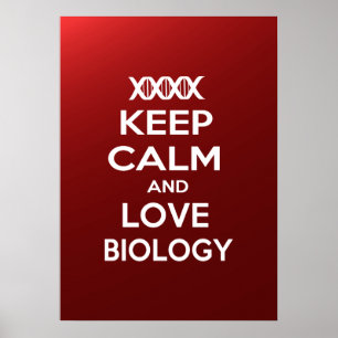 Biologie van kalk en liefde behouden poster