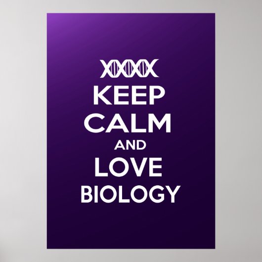 Biologie van kalk en liefde behouden poster (Voorkant)
