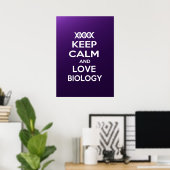 Biologie van kalk en liefde behouden poster (Thuiskantoor)