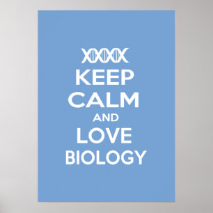Biologie van kalk en liefde behouden poster