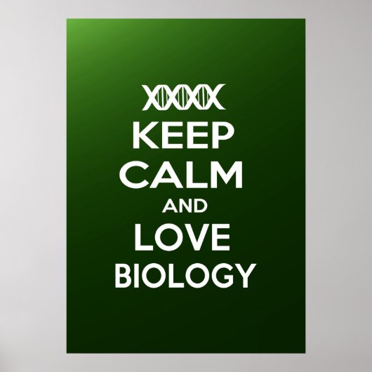 Biologie van kalk en liefde behouden poster (Voorkant)