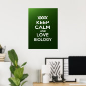 Biologie van kalk en liefde behouden poster (Thuiskantoor)