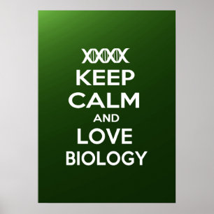 Biologie van kalk en liefde behouden poster