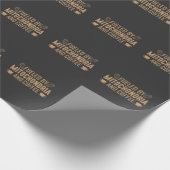 Biologie van Mitochondria en koffie-minnaar Cadeaupapier (Hoek)