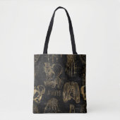 Biologie voor zwarte en gouden anatomie Wetenschap Tote Bag (Voorkant)