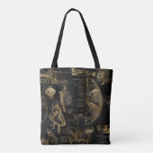 Biologie voor zwarte en gouden anatomie Wetenschap Tote Bag (Achterkant)