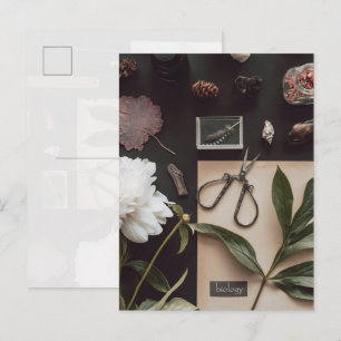Biologie wetenschap Flat Lay Academia Briefkaart