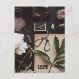 Biologie wetenschap Flat Lay Academia Briefkaart