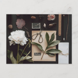 Biologie wetenschap Flat Lay Academia Briefkaart