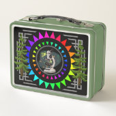 Biologie Wetenschap Metalen Lunchbox (Achterkant)