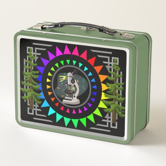 Biologie Wetenschap Metalen Lunchbox (Achterkant)