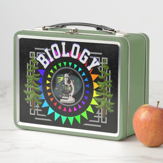 Biologie Wetenschap Metalen Lunchbox (In situ)