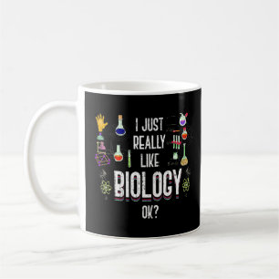 Biologie Wetenschap Student Wetenschapper Geek Bio Koffiemok