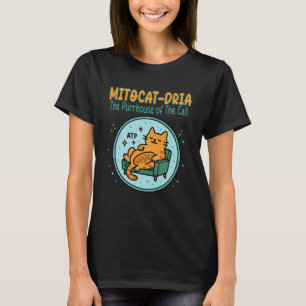 Biologie woordspeling katten grappige wetenschap h t-shirt