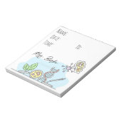 Biologiedocent Hallpass Notitieblok (Linkerzijde)