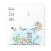 Biologiedocent Hallpass Notitieblok (Voorkant)