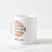 Biologieleraar Gepersonaliseerde Kantoor Mok Gift (Voorkant links)