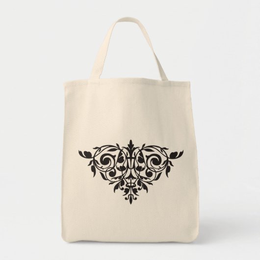 Biologisch aanpasbare silhouetdamettas tote bag (Voorkant)