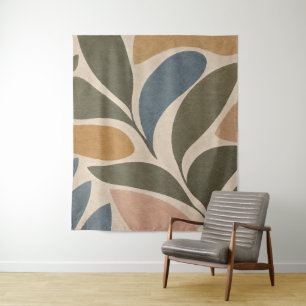 Biologisch Abstract Wandtapijt Wandkleed