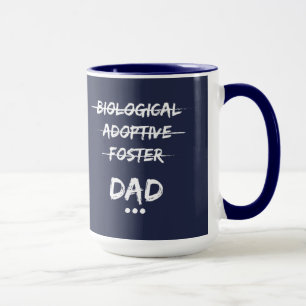 Biologisch, adoptief, foster...pap mok