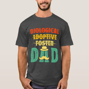 Biologisch Adoptief Pleegvader Adoptie Vaders Voor T-shirt