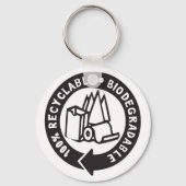 Biologisch afbreekbare Sleutelhanger (Voorkant)