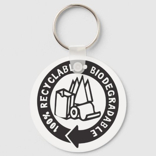 Biologisch afbreekbare Sleutelhanger (Achterkant)