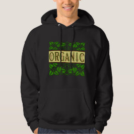 Biologisch  blad Groen Gezegde Hoodie