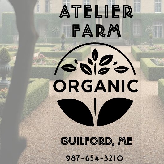 BIOLOGISCH BOERDERIJ LABEL BUSINESS OF PRODUCT LEA RUBBERSTEMPEL