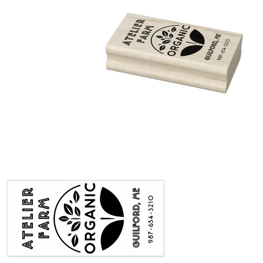 BIOLOGISCH BOERDERIJ LABEL BUSINESS OF PRODUCT LEA RUBBERSTEMPEL (Gestempeld)