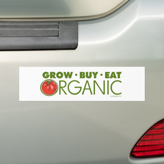 Biologisch Bumpersticker (Op auto)