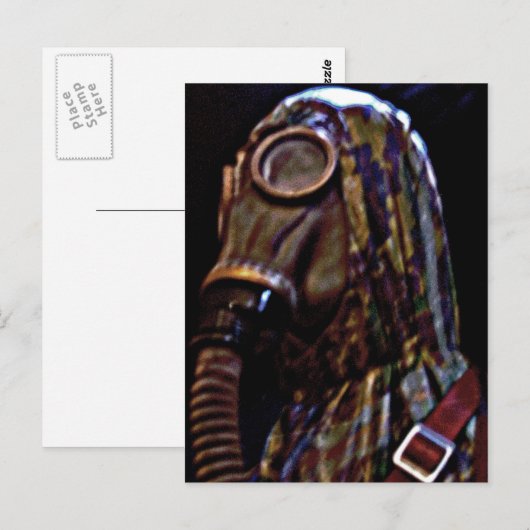 Biologisch, chemisch en nucleair NBC-pak(1) Briefkaart (Voorkant / Achterkant)