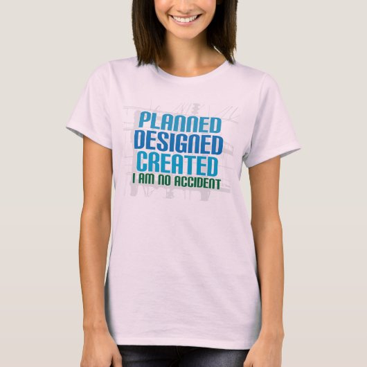 Biologisch Christelijk shirt: Gepland ontworpen Cr T-shirt (Voorkant)