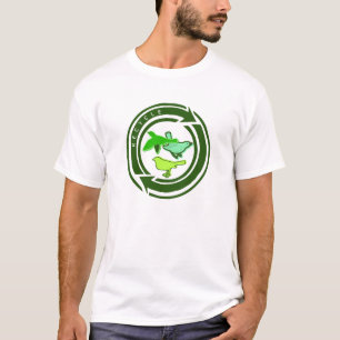 Biologisch Dames Recycling Vogels T-Shirt
