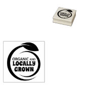 Biologisch en plaatselijk gekweekt Boerderij Rubberstempel (Gestempeld)