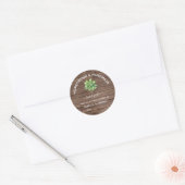 Biologisch Gemaakte Basilicum Pesto Thuisconserver Ronde Sticker (Envelop)