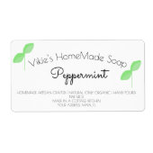 Biologisch geurzeepbedrijf Art Label (Voorkant)
