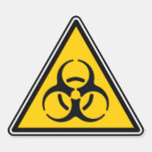 Biologisch gevaar 02 sticker (Voorkant)