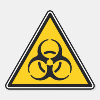 Biologisch gevaar 02 sticker