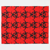 Biologisch gevaar fleece deken (Voorkant (Horizontaal))