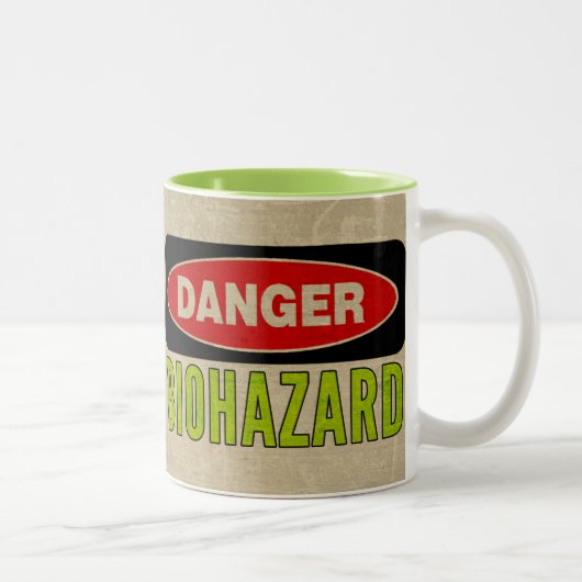biologisch gevaar | Mok van gevaarsteken (Rechts)