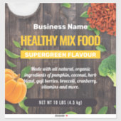 Biologisch Gezond Voedsel Product Etiket Sticker (Vel)