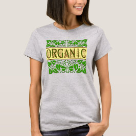 Biologisch Groen Gezegde met Bladeren T-shirt