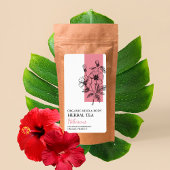 Biologisch Hibiscus Kruidenthee Business Label