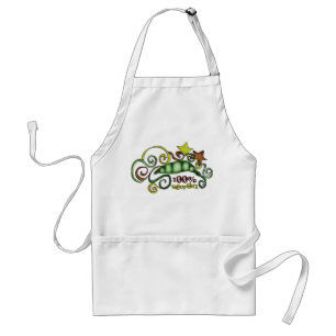 biologisch hippie erwten vegan vegetarian apron standaard schort