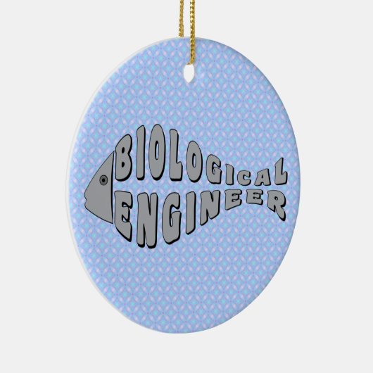 Biologisch ingenieur Grijze Vis Keramisch Ornament (Rechts)