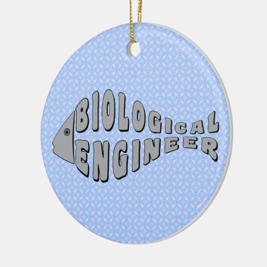 Biologisch ingenieur Grijze Vis Keramisch Ornament (Links)